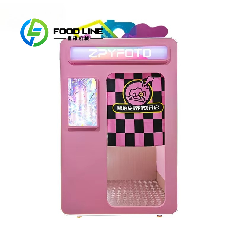 Photo Booth Machine - Quiosque de Cabine de Fotos Portátil