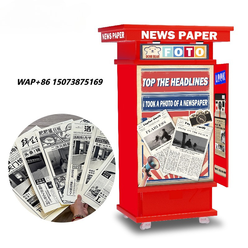 Photo Booth Machine - Máquina de Impressão Instantânea para Fotos