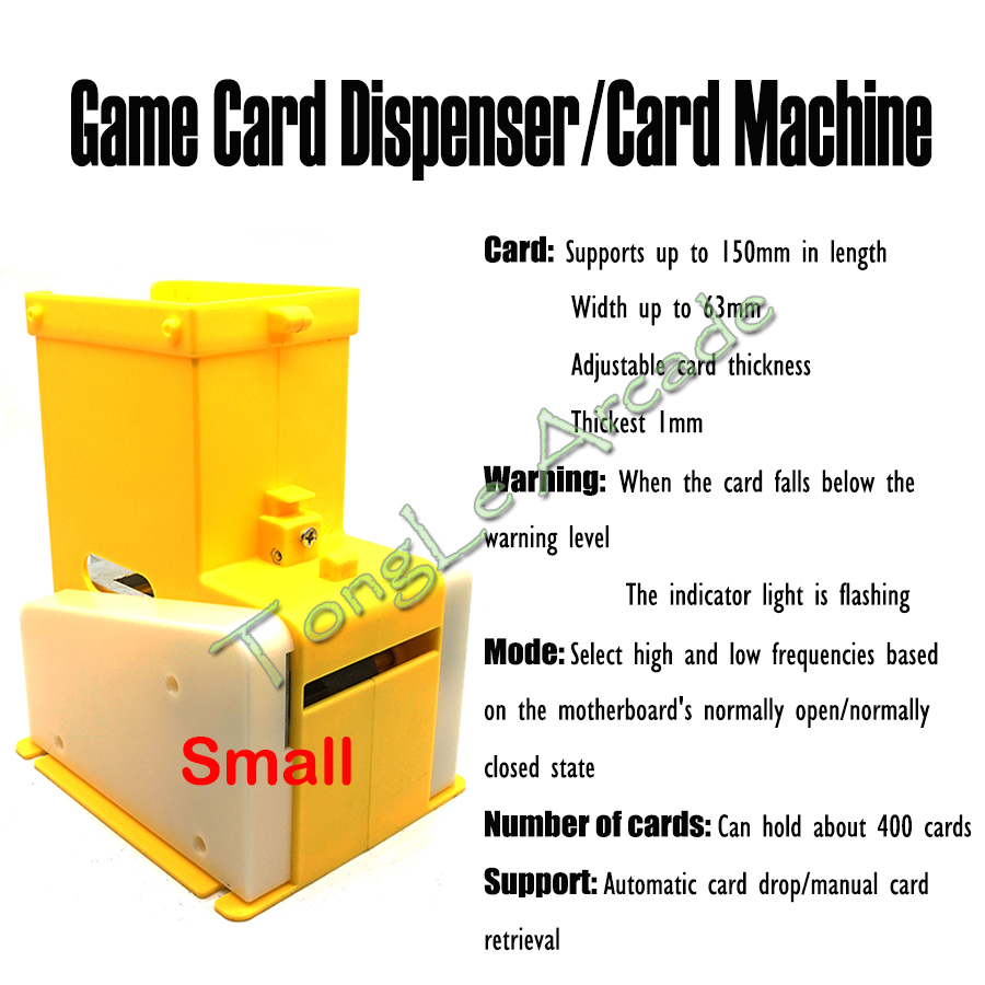 Arcade Card Vending Machine - Máquina de Cartões Operada por Moedas,