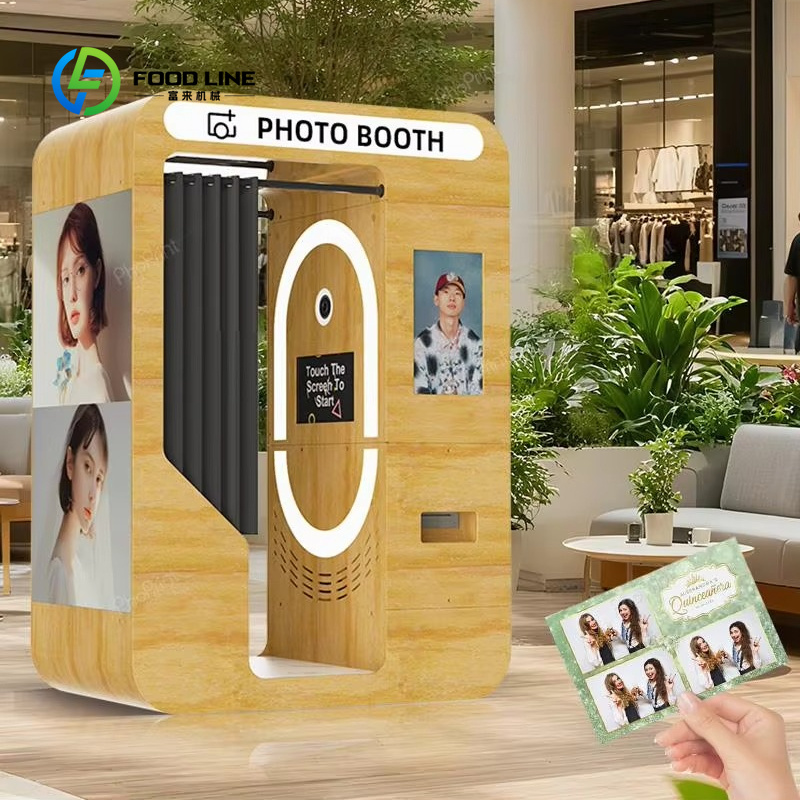 Photo Booth Machine - Quiosque de Cabine de Fotos Portátil