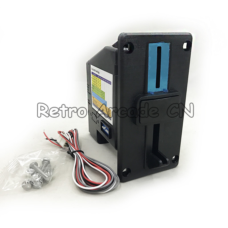 Arcade Game Vending Machine - Eletrônico Multi Coin Acceptor Roll Down