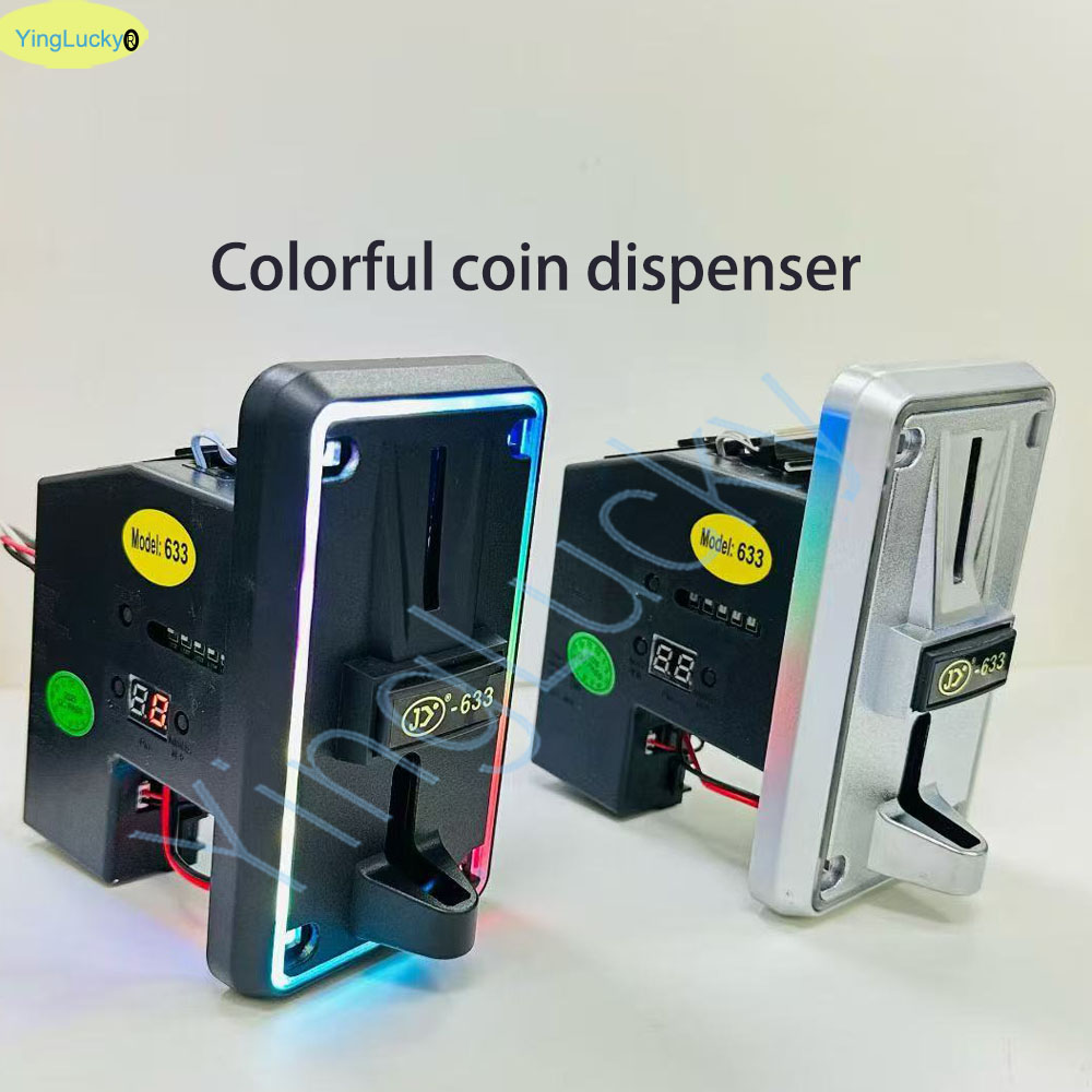 Colorido LED Multi Coin Accept - Arcade Vending Machines avaliação e preço