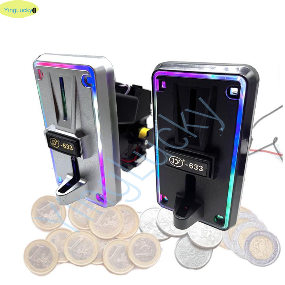 Colorido LED Multi Coin Accept - Arcade Vending Machines avaliação e preço