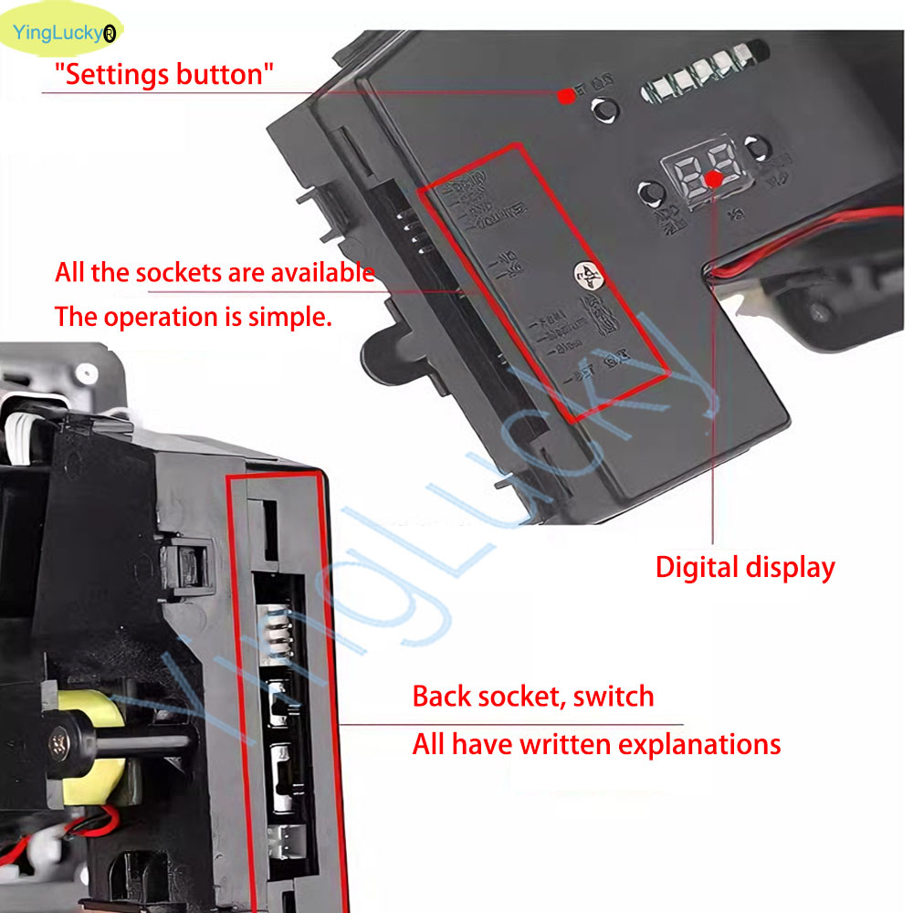Colorido LED Multi Coin Accept - Arcade Vending Machines avaliação e preço