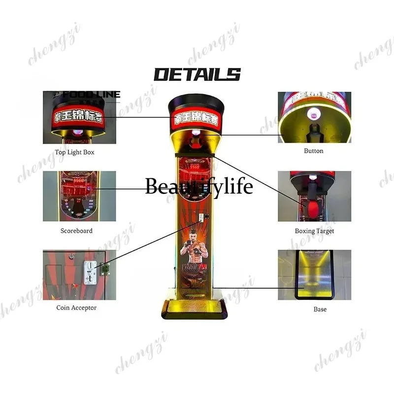 Máquina de Jogo de Boxe Indoor - Arcade Games & Vending Llc Photos avaliação e preço